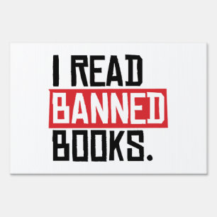 I Read Banned Books Sign