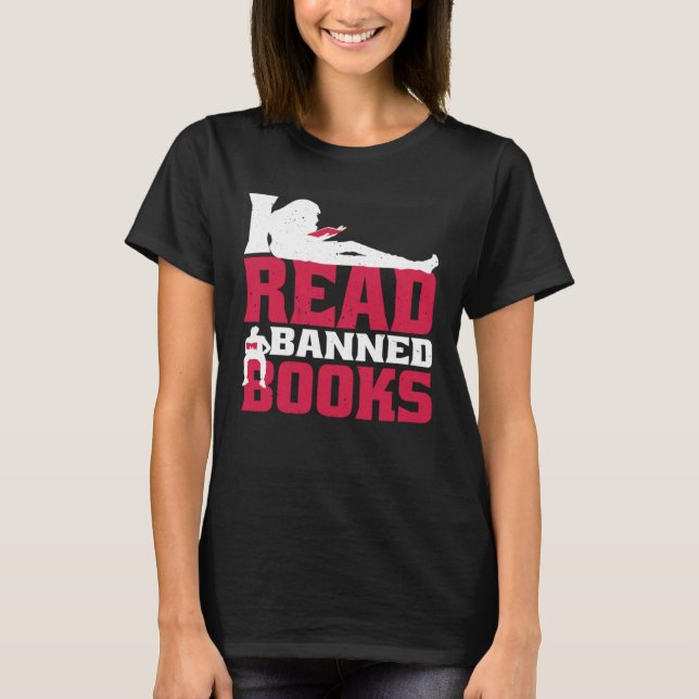 I Read Banned Books T-Shirt (Front)