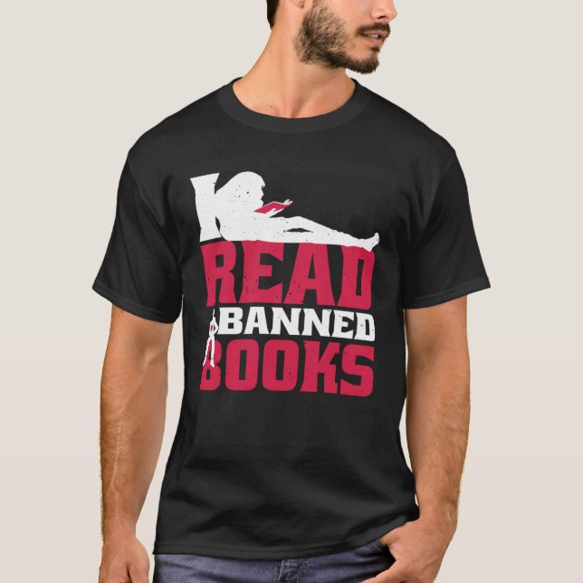 I Read Banned Books T-Shirt (Front)