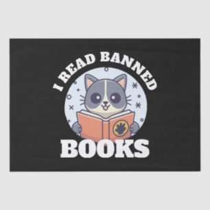 I read banned books tissue paper