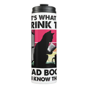 I read books and I know things Thermal Tumbler