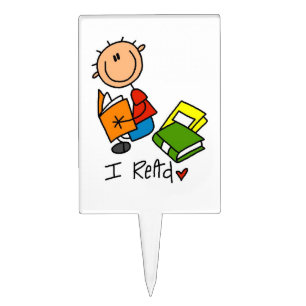I Read Cake Topper