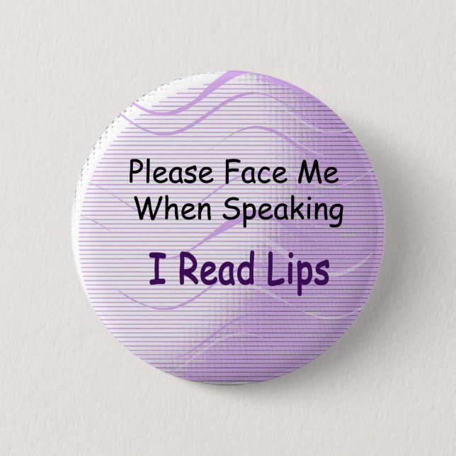 I Read Lips Button (Front)