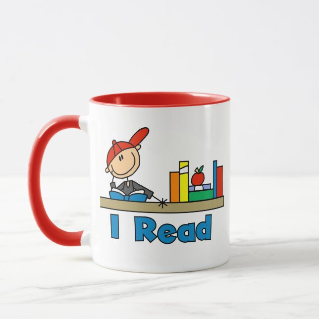 I Read Mug (Left)