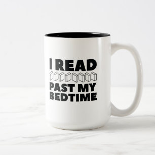 I Read Past My Bedtime Two-Tone Coffee Mug