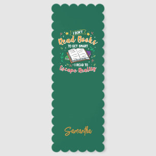 I Read to Escape Reality Gag Keepsake Personalized Bookmarks