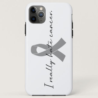 I Really Hate Cancer | Survivor | Any Color Ribbon iPhone 11 Pro Max Case