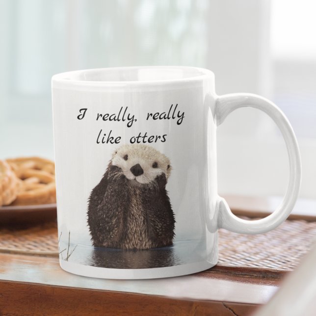 I Really Liked Otters Cute Animal Coffee Mug (Creator Uploaded)