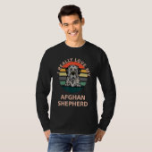 I Really Love My Afghan Shepherd Dog Pet T-Shirt (Front Full)