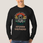 I Really Love My Afghan Shepherd Dog Pet T-Shirt