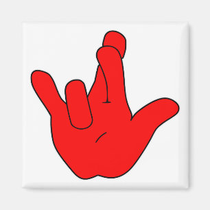 I Really Love You ASL ©WhiteTigerLLC.Com Magnet