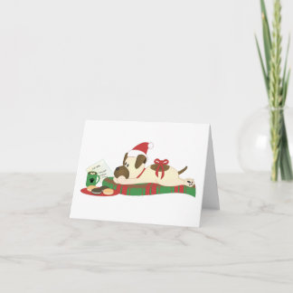 I really want a puppy for Christmas Holiday Card
