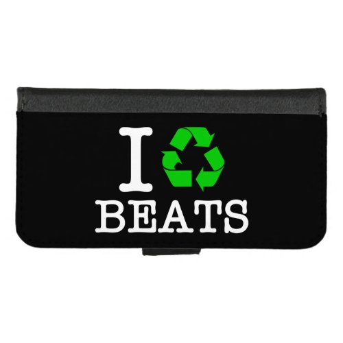 I Recycle Beats iPhone 87 Wallet Case