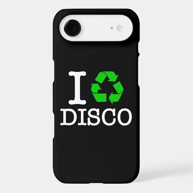 I Recycle Disco Case-Mate iPhone Case (Back)