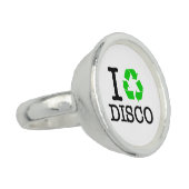 I Recycle Disco Ring (Side)