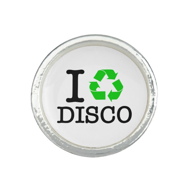 I Recycle Disco Ring (Front)