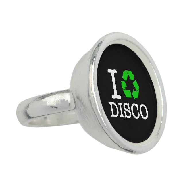 I Recycle Disco Ring (Side)