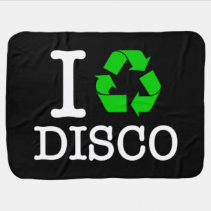 I Recycle Disco Stroller Blanket
