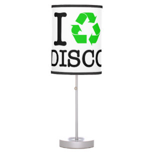 I Recycle Disco Table Lamp