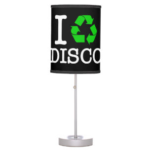 I Recycle Disco Table Lamp