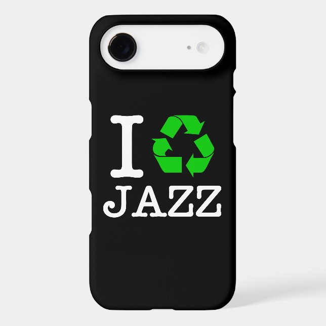 I Recycle Jazz Case-Mate iPhone Case (Back)