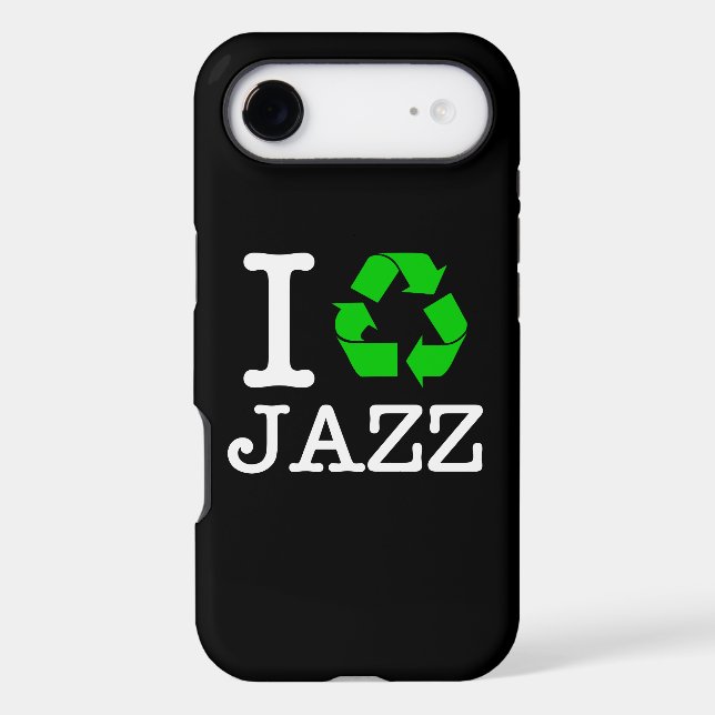 I Recycle Jazz Case-Mate iPhone Case (Back)