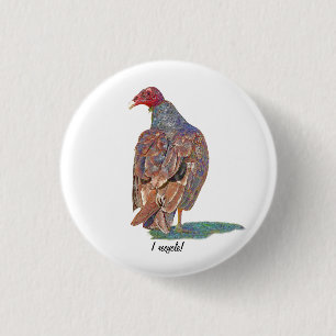 I RECYCLE PINBACK BUTTON