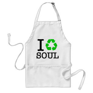 I Recycle Soul Adult Apron