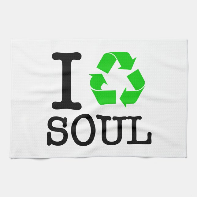 I Recycle Soul Kitchen Towel (Horizontal)