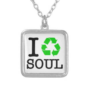 I Recycle Soul Silver Plated Necklace