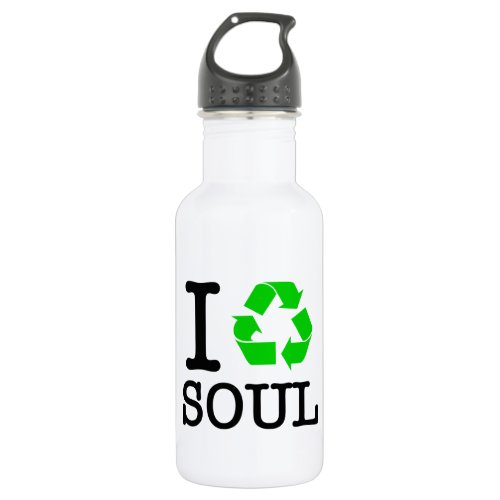 I Recycle Soul Water Bottle