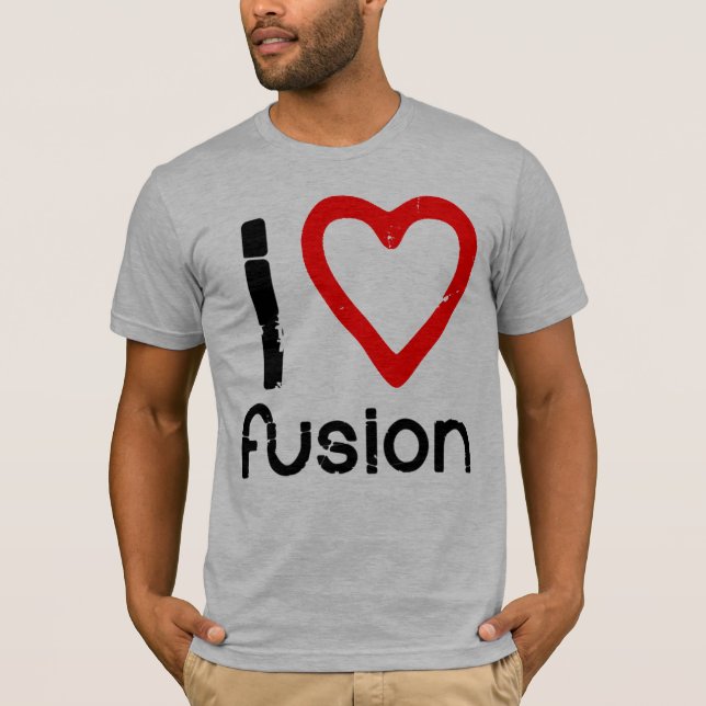I (RED) Heart Fusion T-Shirt (Front)