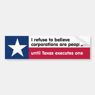 I refuse to believe... bumper sticker