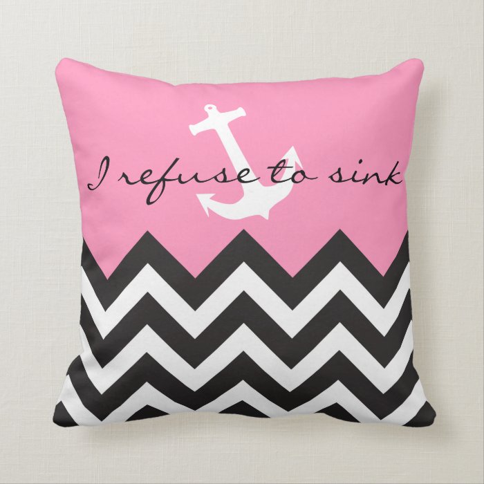 I refuse to sink pillows