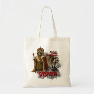 I Refuse To Tolerate Gluten funny meme bag