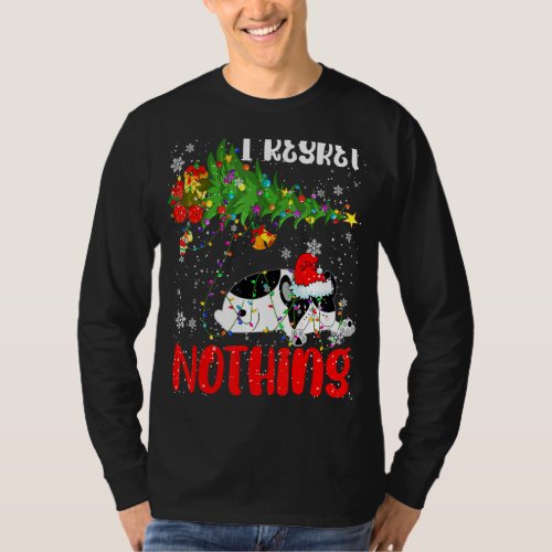I Regret Nothing Christmas Santa French Bulldog Do T_Shirt