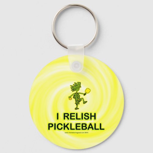 I Relish Pickleball Shirts  Gifts Keychain