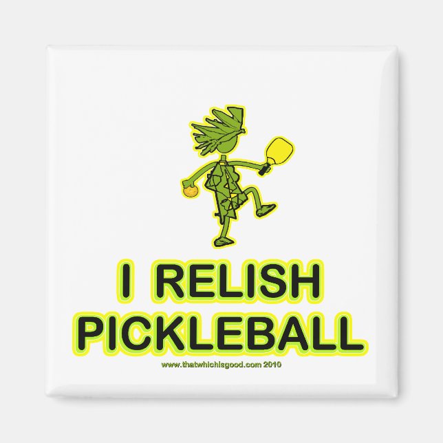 I Relish Pickleball Shirts &amp; Gifts Magnet (Front)