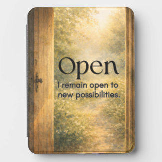 “I Remain Open to New Possibilities” Inspirational Kindle Cover