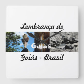 I remember Goiás Square Wall Clock