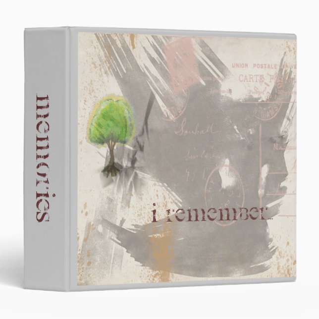 I Remember Memories Scrapbook Photo Binder (Front/Spine)