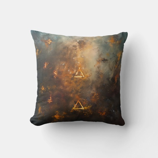 I Remember My Magic Throw Pillow (Front)