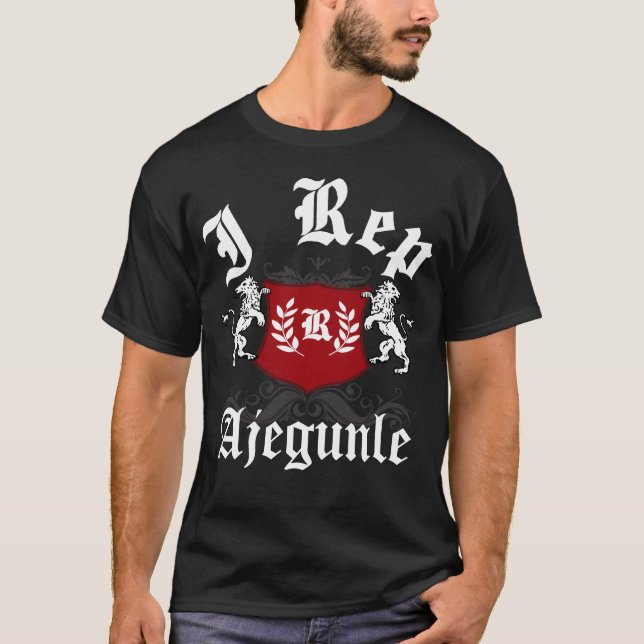 I rep Ajegunle Customizable T-Shirt (Front)