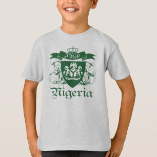 I rep Naija design with coat of arms T-Shirt