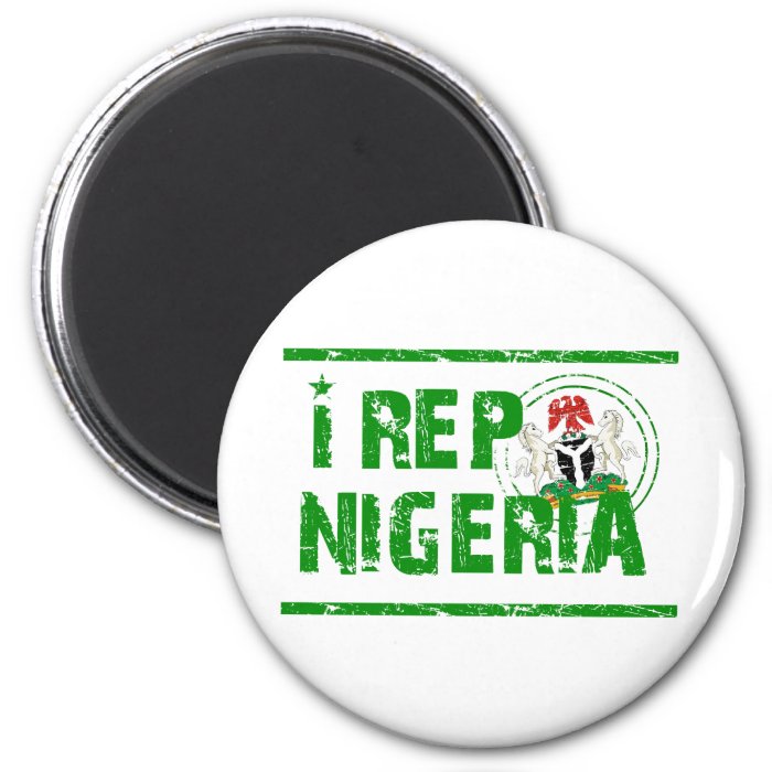 I rep Nigeria Fridge Magnet