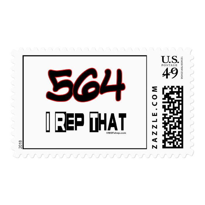 I Rep That 564 Area Code Stamps