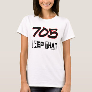 I Rep That 705 Area Code T-Shirt