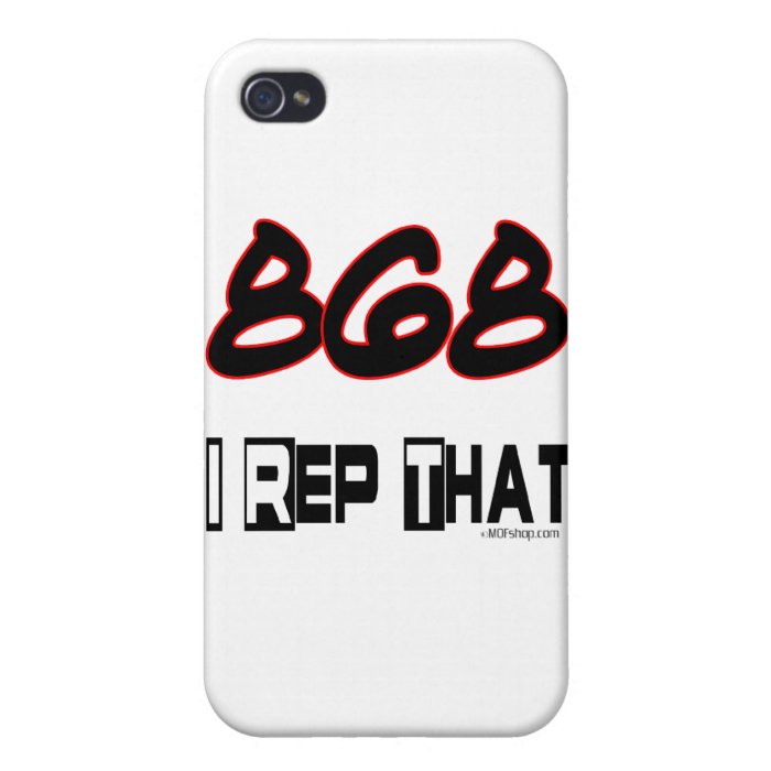 I Rep That 868 Area Code Cases For iPhone 4