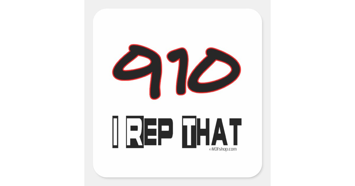 i-rep-that-910-area-code-square-sticker-zazzle