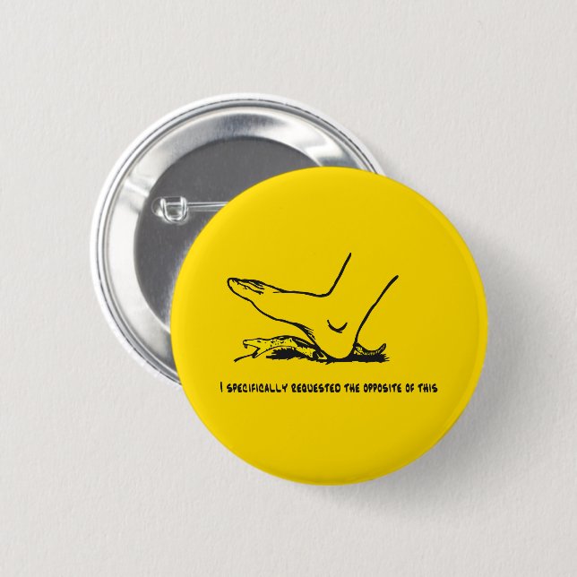 I requested the opposite Gadsden flag parody meme Button (Front & Back)